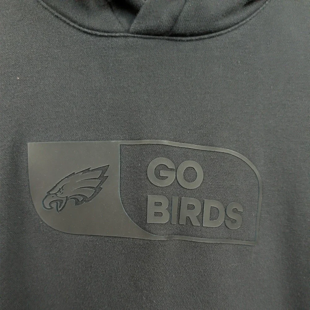 Nike Philadelphia Eagles Hoodie Men's M Black Go Birds NFL Football Sportswear